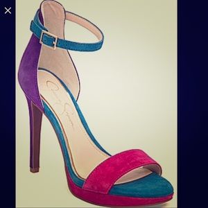 Jessica Simpson open toe heels